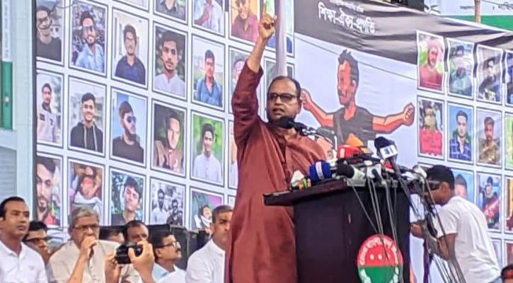 ছাত্রদল প্রমাণ করেছে গণতন্ত্রের বিরুদ্ধে ষড়যন্ত্রকারীদের রেহাই দেবে না: শামসুজ্জামান দুদু